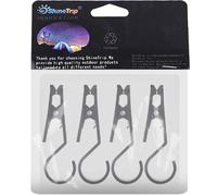 GRIRIW Accessoires de Camping 4 Crochets et Pinces pour Bâches et Toiles, Fixation Sécurisée pour Tentes de Randonnée, Auvents et Caravanes en Extérieur