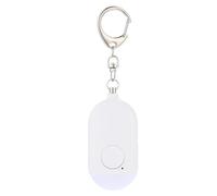 GRIRIW Alarme Personnelle Rechargeable Lampe Torche LED Blanche, Mini Alarme Portable Compacte pour Femmes, Sirène de Sécurité Extérieure, Dispositif d'urgence Léger et Facile