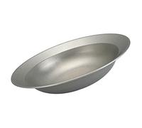 GRIRIW Assiette à Salade Acier Inoxydable Bol à Mélanger Légèreté et Résistance pour Cuisine Camping et Pique
