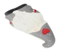 GRIRIW Assiette en Céramique du Père Noël Décorative 22 Cm, Porcelaine Haute Température, sans Odeur Ni Goût, pour Fête Et Décoration De Noël à La Maison Hôtel