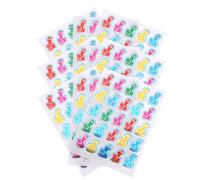 GRIRIW Autocollants de Récompense Pouce Levé Aluminium 1,5x2,2 Cm 200 Pièces pour Enseignants, Autocollants Scolaires Motivants, Stickers Créatifs pour Élèves, Décorations Classe