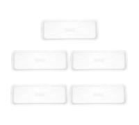GRIRIW Bac De Récupération Rectangulaire 5 Pièces Plateau pour Plantes Jardin Intérieur Bac À Fleurs sous Pot Rebord De Fenêtre Surface Lisse