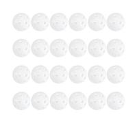 GRIRIW Balles de Golf D'entraînement sans Dommage 50 Blanches en Plastique Léger, Vol Équilibré, 50 Pièces pour Pratique Intérieure et Extérieure