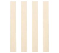 GRIRIW Bande de Feutre Blanche Autocollante pour Touches D'instruments à Vent, Protection L'usure et Anti-collision, Lot de 4 Pièces pour Clarinette, Flûte et Trombone