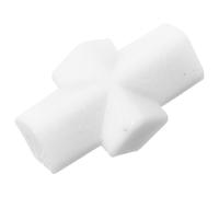 GRIRIW Barre D'agitation Magnétique en Ptfe Blanc Croisé pour Malaxeur de Laboratoire, Garantissant Sécurité et Efficacité en Recherche Scientifique et Universités