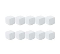 GRIRIW Bloc de Calcium pour Tortue 10pcs Minéral Naturel Blanc pour Aquarium et Reptiles, Pierre à Broyer Sûre et Saine, Stabilise la Qualité de l'eau