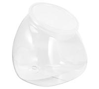 GRIRIW Bocaux Plastique Transparent avec Couvercles Contenants pour Cookies Et Rangement Alimentaire pour Et Décoration De Buffet