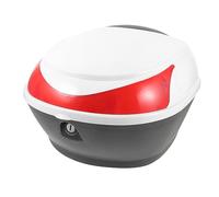 GRIRIW Boîte à Outils Arrière Moto Multifonctionnelle Petite Taille Plastique Blanc Sacoche de Rangement Pratique pour Vélo Usage Urbain et Loisirs