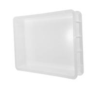 GRIRIW Boîte De Fermentation Pizza Empilable Plastique Sans Couvercle Bac à Pâtons Commercial Résistant Facile à Nettoyer Gain De Place