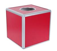 GRIRIW Boîte de Loto Alliage D Aluminium avec Ouverture Colorée Boîte de Don pour Tirage Annuel Robuste et Visible pour Réunions et Événements Couleur Couleur