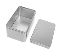 GRIRIW Boîte De Rangement Vide Boîte Métallique Rectangulaire Pour Thé Bonbons Et Articles Maison