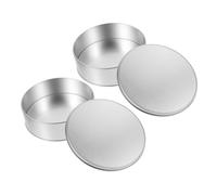 GRIRIW Boîte Métallique Ronde Sublimée Couvercle Petite Boîte à Biscuits en Fer pour Sublimation pour Biscuits Bonbons Bijoux et Rangement de Bureau