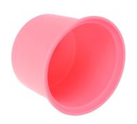 GRIRIW Bol Chauffe-cire en Silicone Rose 200ml Non Adhérent Compact pour Usage Professionnel Domicile, Petit Pot de Cire Dur Résistant la Chaleur Facile à Nettoyer