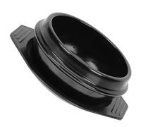 GRIRIW Bol Coréen Céramique pour Bibimbap et Cuisson Pot à Braiser Rond avec Plateau Chaleur pour et Plats Mijotés