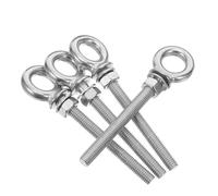 GRIRIW Boulons à Œil de Levage Solide M8x80 Lot de 4 en Acier Inoxydable 316 Performance Robuste Marine pour Traction et Levage sur Docks
