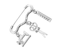 GRIRIW Broche Créative Cadeau Saint-valentin de Machine à Coudre en Alliage Argenté Accessoire Vestimentaire Délicat pour Décorer Paquet et Écharpes