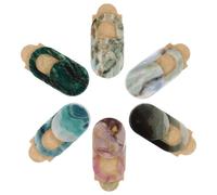GRIRIW Cache-webcams à Motif Marbre en Abs 6pcs Protection Intime pour Caméra Légère Compatible Téléphone et Tablette