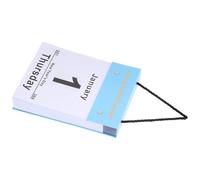 GRIRIW Calendrier Mural Détachable Quotidien 2026 une Page par Jour Gros Caractères Format Compact Bleu Papier Tactile pour Bureau Études et Suivi des Tâches Anniversaires et