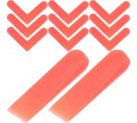 GRIRIW Cales de Nivellement pour Carrelage 5Mm Rouges 100 Pièces en Plastique Résistant Système de Nivellement des Croisillons pour Pose de Carreaux Outils de Carrelage pour Sols et