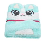 GRIRIW Carnet à Couverture Pelucheux Forme de Renard Cahier Mignon et Fluffy pour Prendre des Notes Étudiant pour Écrire des Pratique pour Vie Quotidienne
