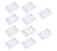 GRIRIW Carnets de Planification Hebdomadaire Blocs-notes Simples et Généreux en Papier Blanc, 10pcs pour Écrire Listes de Tâches et Emplois Temps