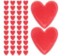 GRIRIW Carreaux de Mosaïque Céramique de Cœur Rouges 100 G Pièces Décoratives pour Bricolage Créatif Bijoux d'Art Décoratif Pierres pour Loisirs Manuels et Décoration DIY