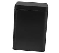 GRIRIW Carrée En Pour Thé Conteneur De Stockage Et Pratique Idéale Pour Les Bonbons Et Autres Petites Douceurs Dimensions Couleur Noire