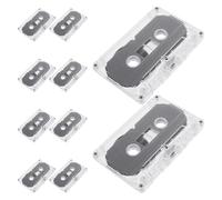 GRIRIW Cassettes Vierges en Plastique et Usage Polyvalent Lot de 10 30 pour Enregistrement Audio Stable et Messages de Fête pour