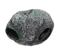 GRIRIW Caverne Résine pour Aquarium Cachette Décorative Pierre Artificielle pour Poissons Ornement Réaliste pour Aménagement Aquatique et Décoration de Jardin