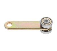 GRIRIW Chariot à Double Roulement pour Porte Coulissante Standard, Rouleau en Acier Robuste Trou de Vis 8mm, Capacité 50kg, Galet Silencieux pour Profilés et Portes-fenêtres Coulissantes