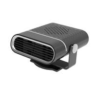 GRIRIW Chauffage de Voiture Portable 24V Noir Dégivreur de Pare-Brise Compact en ABS Chauffage Auto Convection Rapide pour Désembuage et Dégel Accessoire Hiver Pratique et Sécurisé