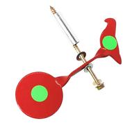 GRIRIW Cible de Tir Suspendue en Alliage Rouge, Portable et Résistante, Cible D’entraînement Montée sur Arbre pour Tir à L’Arc et Lance-Pierres, Accessoire Extérieur pour Jardin
