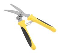 GRIRIW Cisaille à Tôle pour Découpe Précise en Acier Inoxydable Multifonctionnelle Poignée Jaune Antidérapante Design Ergonomique Économisant la Force