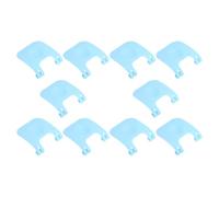 GRIRIW Clips de Boucle en Plastique pour Cages de Petits Animaux 10 pièces, Stable et Design esthétique, Parfaits pour Organiser et bricoler des Cages à Lapins et Autres