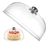 GRIRIW Cloche à Fromage en Plastique Transparent Robuste et Résistante, Couvercle à Gâteau pour Présentation et Protection Lors de Fêtes ou Repas la Maison