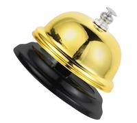 GRIRIW Cloche de Service Interactive en Alliage Couleur Or pour Centres de Formation et Enseignement en Classe, Réduit les Distractions et Capte L'attention des Étudiants