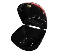 GRIRIW Coffre de Pratique pour Casque Boîte de Rangement Multifonctionnelle Rouge pour Accessoires Outils et Sundries Installation Facile sous Siège