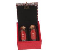 GRIRIW Coffret Souvenir Bébé Porte-collection Cheveux Fœtaux et Cordon Ombilical Boîte Rouge DIY Plastique Robuste Conservation Naissance pour Tout-petits Rangement Organisé