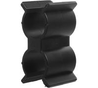 GRIRIW Collier Double pour Tuyaux - Nylon Noir Clip de Connexion pour Accessoires Yacht et Camping-Car Fixation Robuste pour Tuyauterie et Équipements Marins