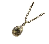 GRIRIW Collier Pendentif Vintage Forme Ovale pour Cendres Animaux De Compagnie Souvenir De Crémation Minimaliste