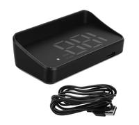 GRIRIW Compteur de Vitesse Numérique GPS pour Voiture Affichage Vert LCD Suivi en Temps Réel Vitesse et Kilométrage Écran Tableau de Bord USB Plug-And-Play Navigation Boussole