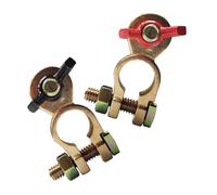 GRIRIW Connecteur Batterie Voiture Cuivre Pur Pince Borne Auto Positive et Négative Adaptateur et Résistant Corrosion Remplacement Fiable pour Câbles Batterie