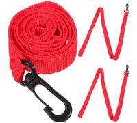 GRIRIW Corde de Sécurité pour Garçon et Filles Anti-perte Réutilisable en Nylon et Plastique Rouge 3pcs, Laisse D'assistance Marche pour Traverser la Rue