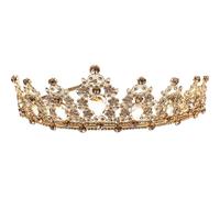 GRIRIW Couronne de Mariée en Strass Élégante en Alliage pour Mariage