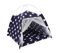 GRIRIW Coussin pour Chat Et Chiens Tente De Sommeil Confortable pour Animaux De Petite Nid Respirant pour Et Chiens Maison Amovible avec Design Étoilé