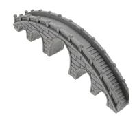 GRIRIW Décoration D’Aquarium De Pont en Pierre Artificiel, Ornement Paysager, Grande Taille Cinq Arches, Résistante, Décor sous-Marin pour Aquarium Et Bassin
