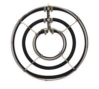 GRIRIW Diffuseur d'air pour Aquarium à Nanobulles Rond 35 Cm, Disque en Acier Inoxydable 8 Mm, Aérateur D'aquarium Silencieux pour Oxygénation Bassin et Poisson, Équipement D'oxygénation