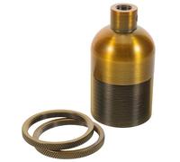 GRIRIW Douille D’Ampoule Vintage en Aluminium E27 Double Anneau Support Suspendre et Lampe de Table Compatible Ampoules Standard pour Restaurants Bars et Décoration Intérieure