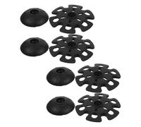 GRIRIW Embouts en Caoutchouc De Rechange pour BâTons De RandonnéE - Protections Rondelles Boue Et Neige - Accessoires LéGers Et RéSistants pour AméLiorer La Stabilité en Plein Air - Lot De 8 Pi