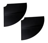 GRIRIW Étagère Murale Flottante en Acrylique Support Dangle Lot De 2 pour Haut-Parleur pour Cuisine Salon Salle De Bain
